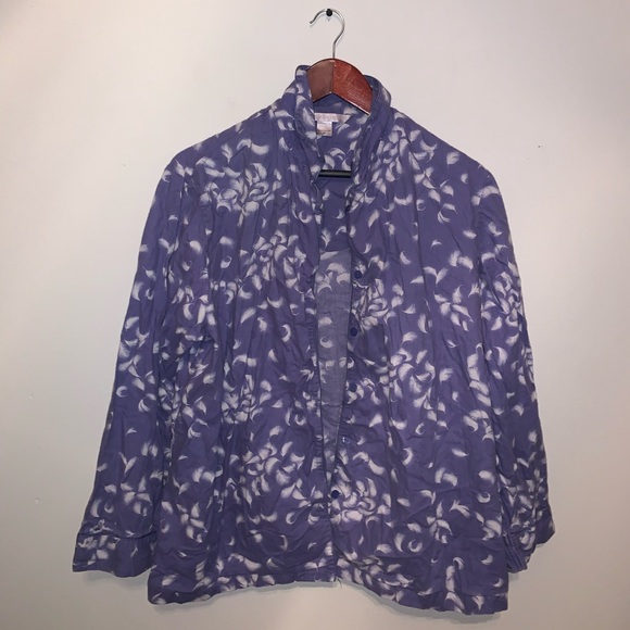 Victorias Secret Blue & White Button Down top sz M - Picture 2 of 7